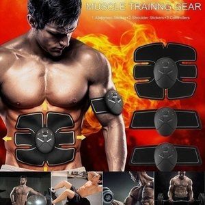 3pcs -Smart EMS Trainer Muscle Training Toner ABS Stimulating Workout Body Shape